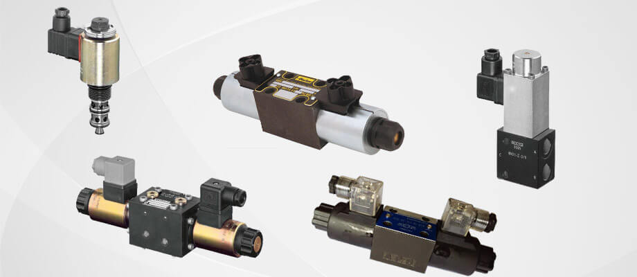 a picture of solenoid directional valves
