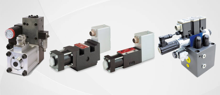a picture of hydraulic servo valves