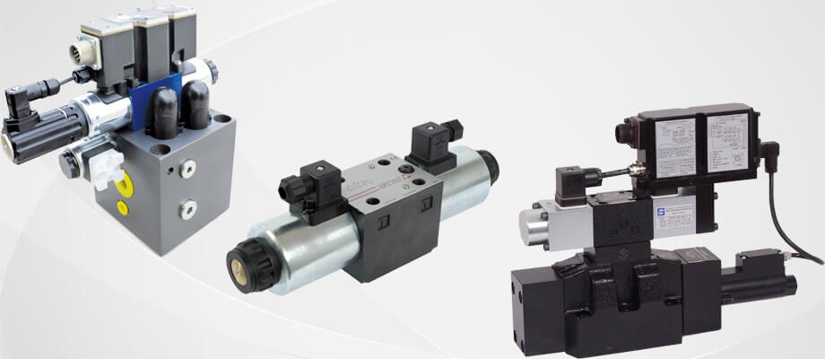 hydraulic control valves with different control methods