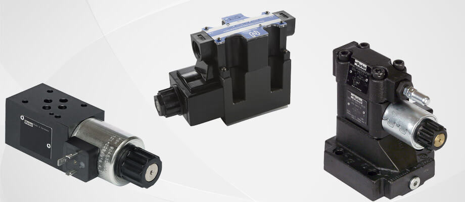 hydraulic control valves with different structures