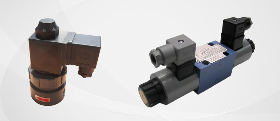 a picture of dry type and wet type solenoid valve