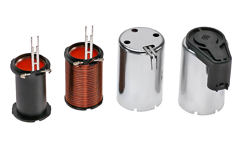 a picture of different solenoid coil stages