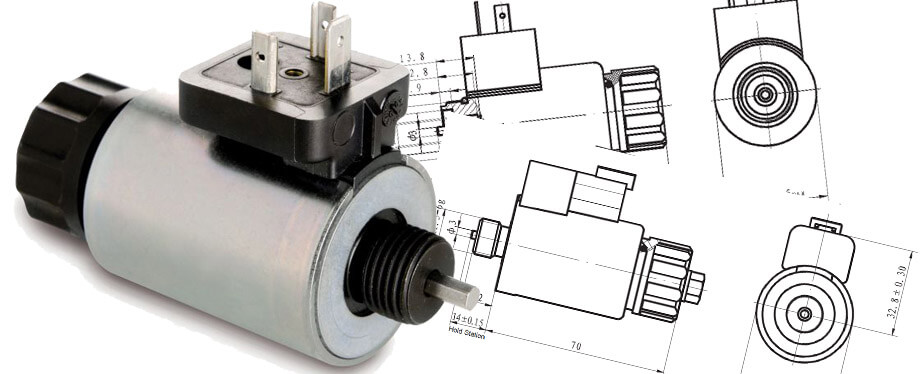 the design diagrams of hydraulic solenoid
