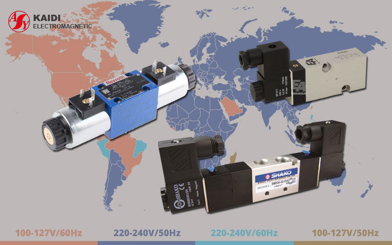 voltage standards for solenoid valve